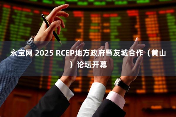 永宝网 2025 RCEP地方政府暨友城合作（黄山）论坛开幕