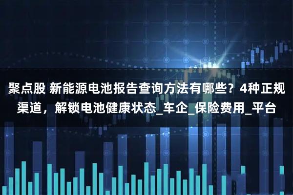 聚点股 新能源电池报告查询方法有哪些？4种正规渠道，解锁电池健康状态_车企_保险费用_平台
