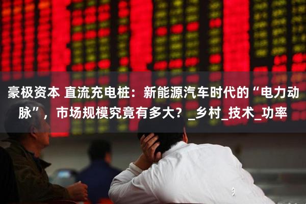 豪极资本 直流充电桩：新能源汽车时代的“电力动脉”，市场规模究竟有多大？_乡村_技术_功率