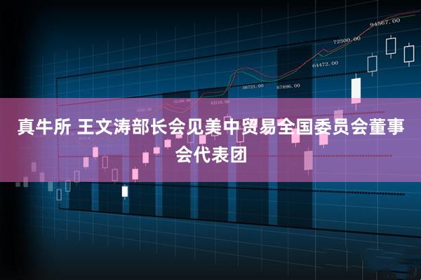 真牛所 王文涛部长会见美中贸易全国委员会董事会代表团